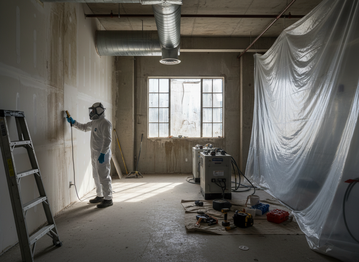 Commercial mold inspection in Canoga Park