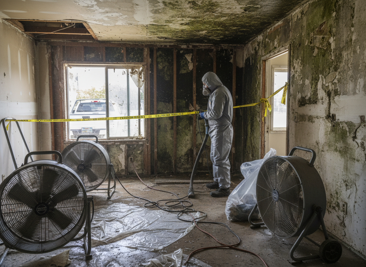 water damage mold remediation in Canoga Park